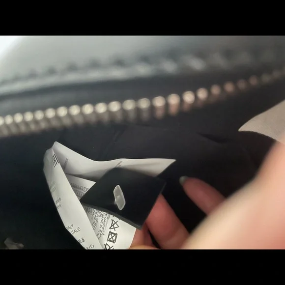 ♠️sold 🎀 MM6 MAISON MARGIELA BOW CROSSBODY black leather shoulder BAG - Picture 8 of 8